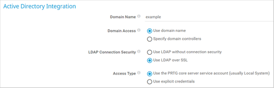 Active Directory Integration