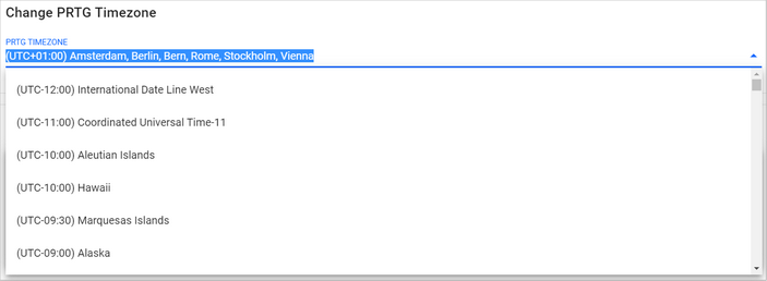 Time Zone Options