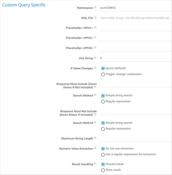 Custom Query Specific